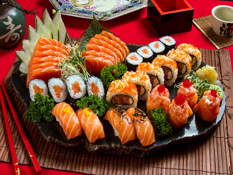 Trang trí Sushi